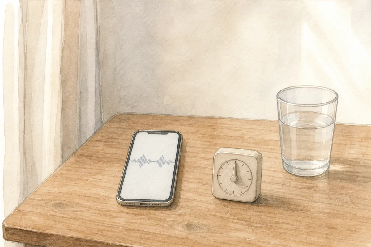 小声でできる10分発声のイラスト