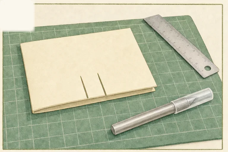 紙工作の手順:最初の作業を行う